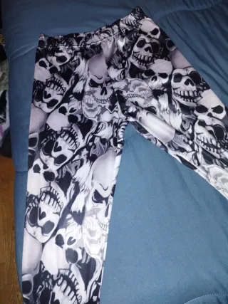 Leggings Mujer Calaveras Talla Única