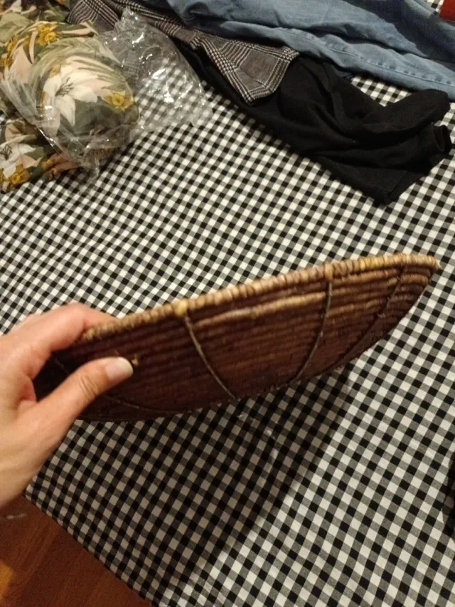 Bandeja decorativa ratan