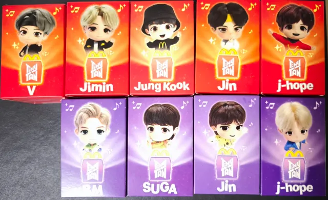 Figuras BTS Tiny Tan McDonald's
