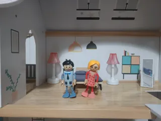 Casa de muñecas de madera Lidl