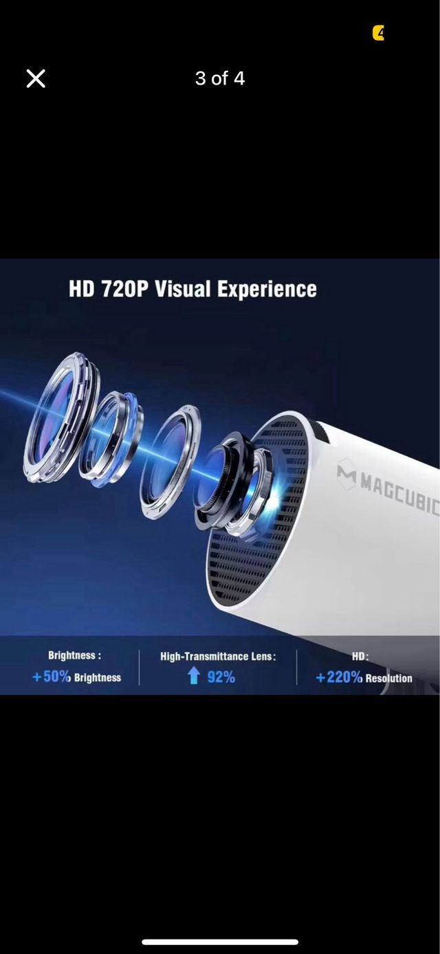 Proyector MAGCUBIC Blanco