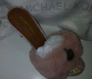 Tacones Kurt Geiger London Exclusivos Rosa/Plata