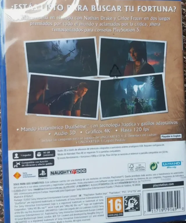 Uncharted: Legacy of Thieves Collection PS5
