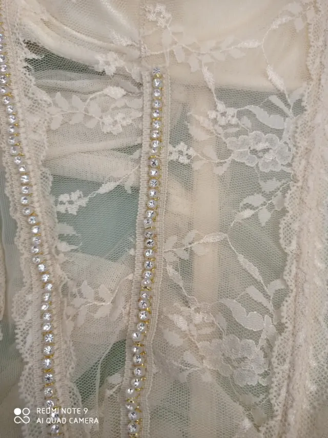 Corsetto Seta e Pizzo da sposa Lormar