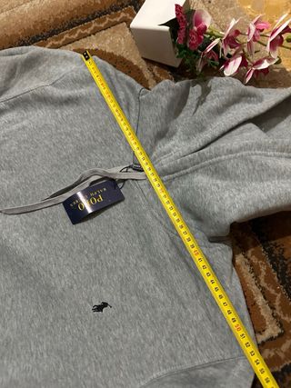 Felpa Polo Ralph Lauren Grigia Nuova Taglia L
