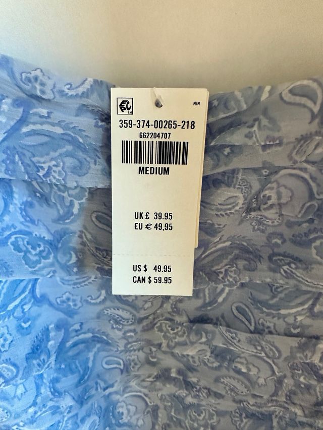 Vestido Hollister Talla M Nuevo