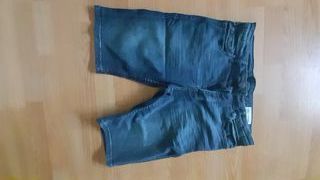 Bermudas vaqueras azules