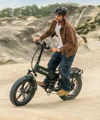 Bicicleta Eléctrica Plegable Verde la tope de gama