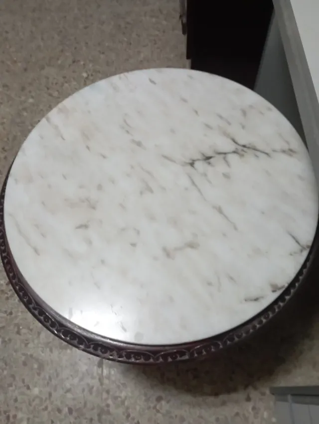 Mesa redonda mármol 75cm diámetro