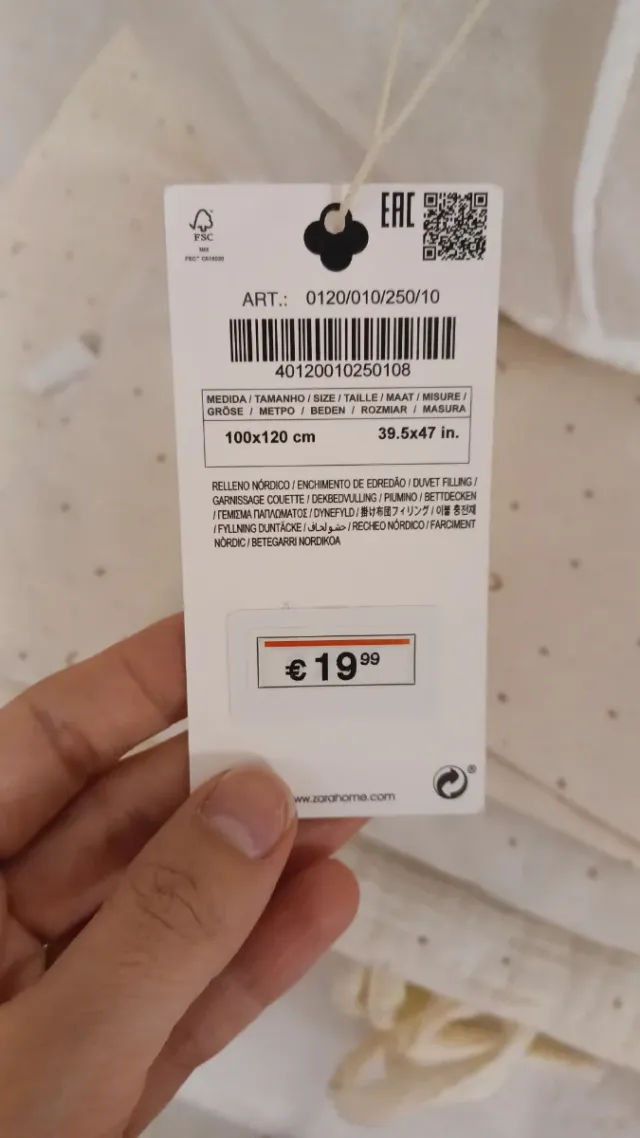 Juego completo de Cuna Zara Home Luna