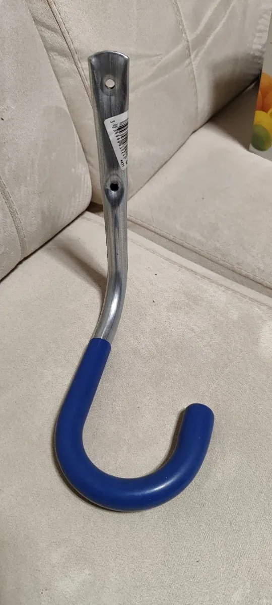 Colgador pared bicicleta azul