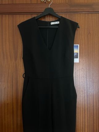 Mono Mango Negro Talla S