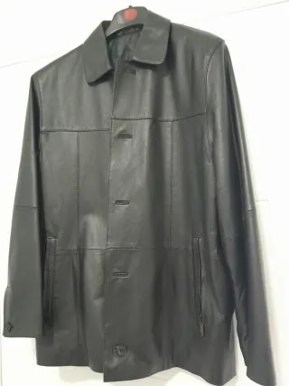 Chaqueta de cuero Renatto Talla 48