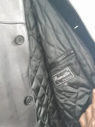 Chaqueta de cuero Renatto Talla 48