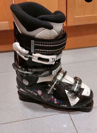 Botas de esquí Wed'ze negras y blancas