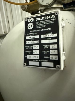 Compresor de aire Puska 200L