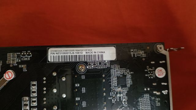 Tarjeta Gráfica Nvidia GeForce GTX 1060 6GB