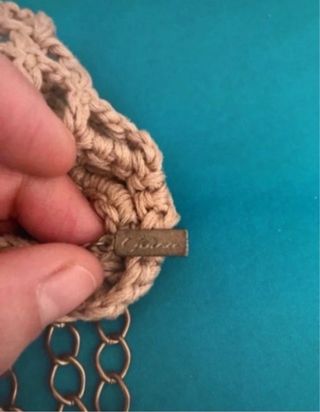 Collana donna beige e oro