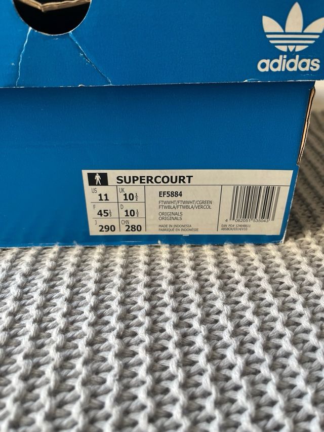 Zapatillas adidas supercourt en verde