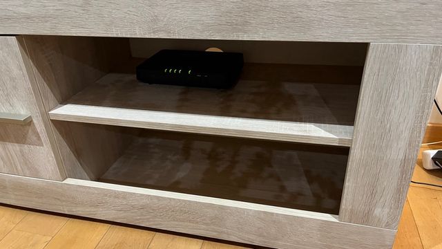Mueble TV madera color beige/marrón