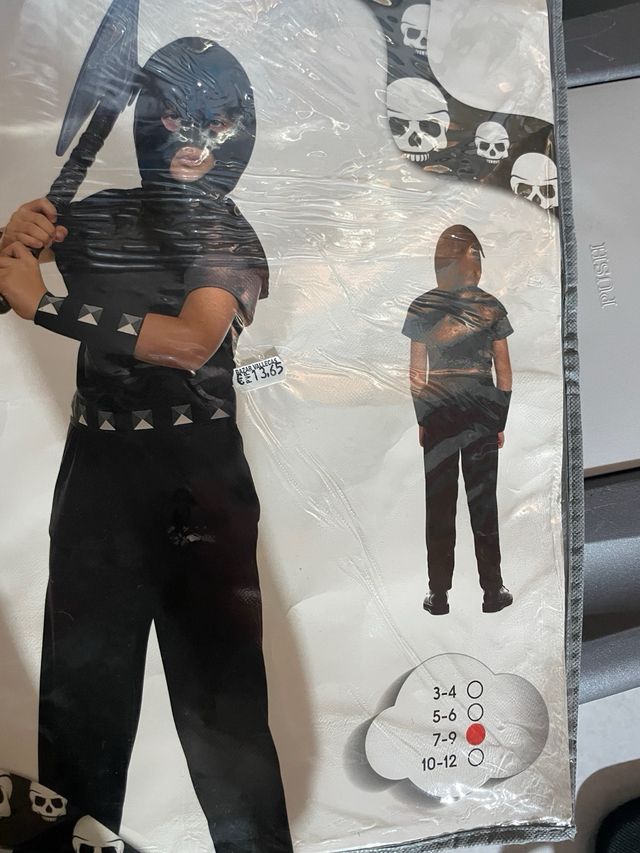 Disfraz verdugo niño talla 7-9