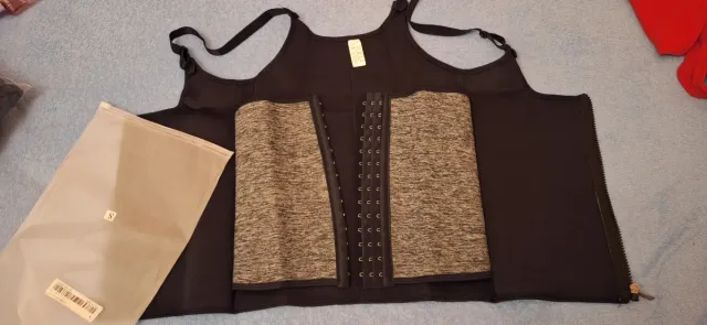 Faja Moldeadora Negra y Gris Talla S