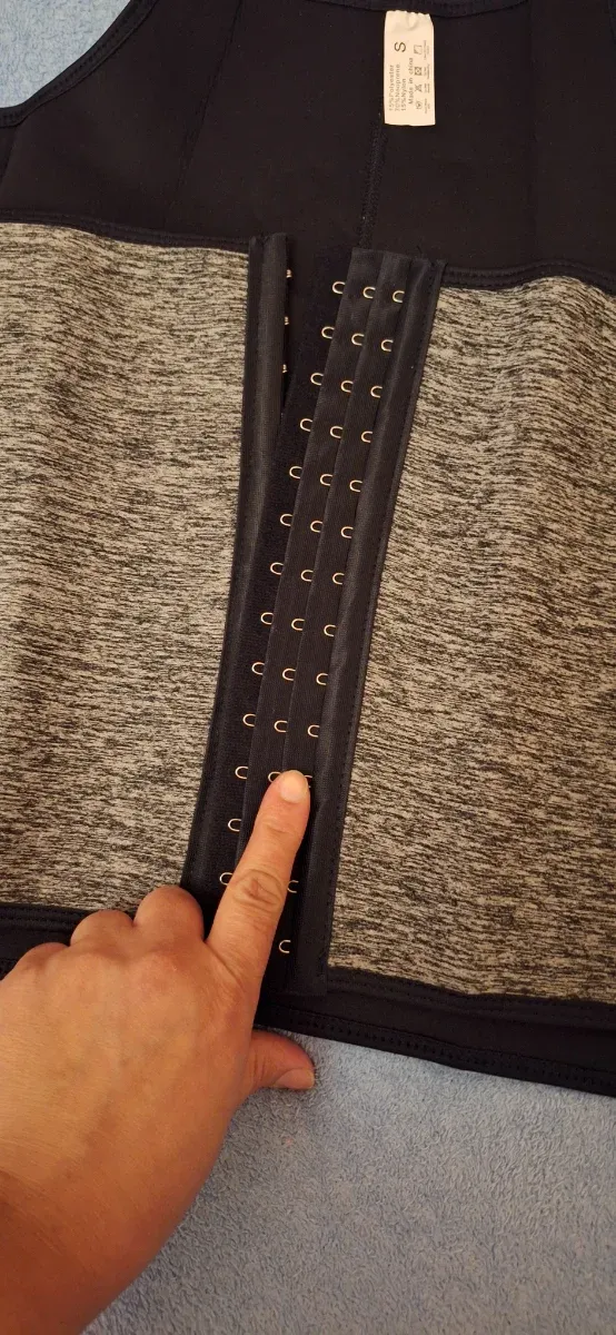 Faja Moldeadora Negra y Gris Talla S