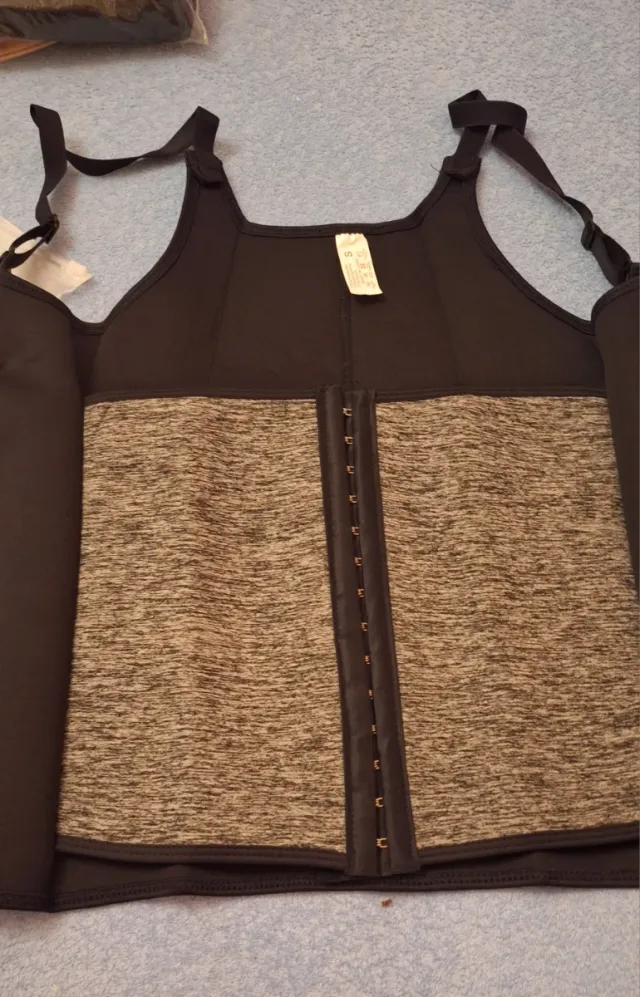 Faja Moldeadora Negra y Gris Talla S