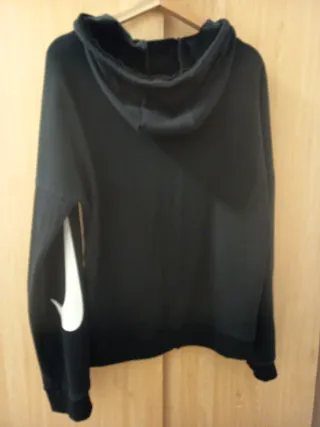 Sudadera Nike Negra con Cremallera