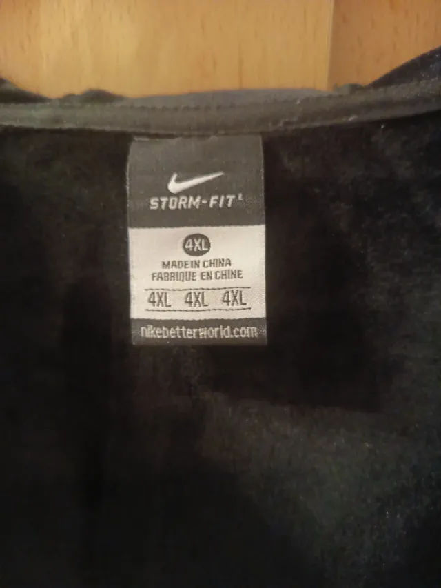 Sudadera Nike Negra con Cremallera