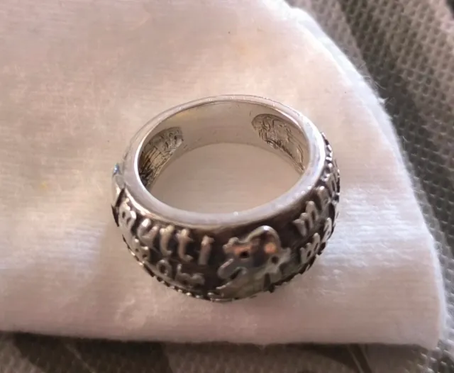 Anillo mujer plata maciza y acero inoxidable