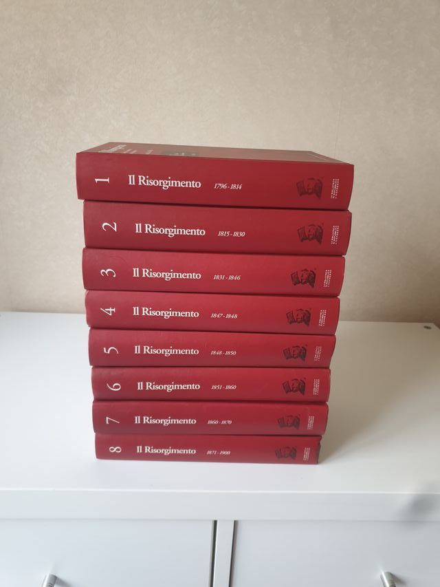 IL RISORGIMENTO 8 VOLUMI - RARA SERIE COMPLETA -