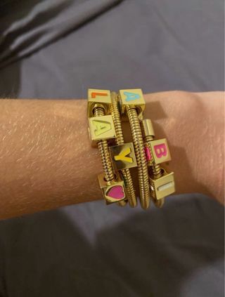 Pulseras Bimba y Lola Cubos Letras