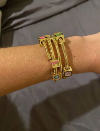 Pulseras Bimba y Lola Cubos Letras