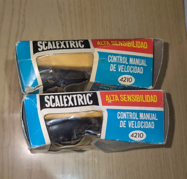 2 Mandos Scalextric Control Manual Velocidad 4210