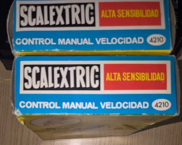 2 Mandos Scalextric Control Manual Velocidad 4210