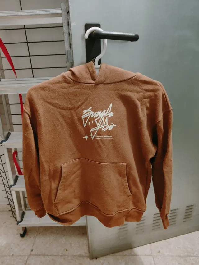 Sudadera marrón Zara 