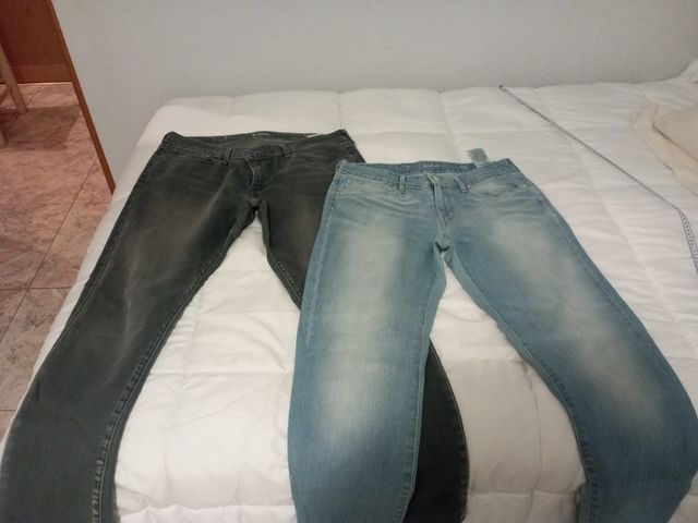 Lote 2 Vaqueros Levi's Mujer
