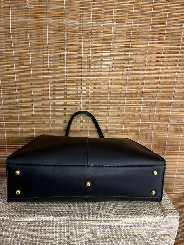 Borsa Fendi Peekaboo Pelle Nera