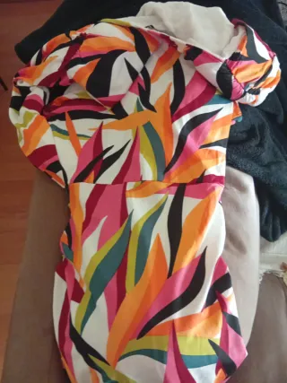 Vestido Sfera Talla Única Estampado Tropical