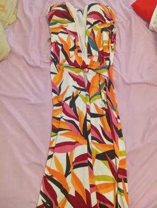 Vestido Sfera Talla Única Estampado Tropical