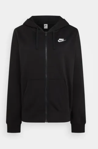 Sudadera Nike Negra con Cremallera