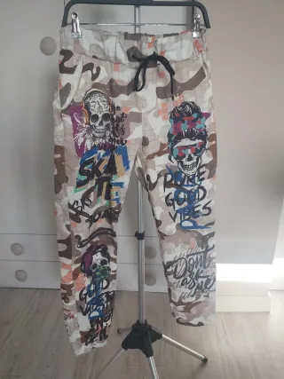 Pantalón militar CKC calaveras estampado