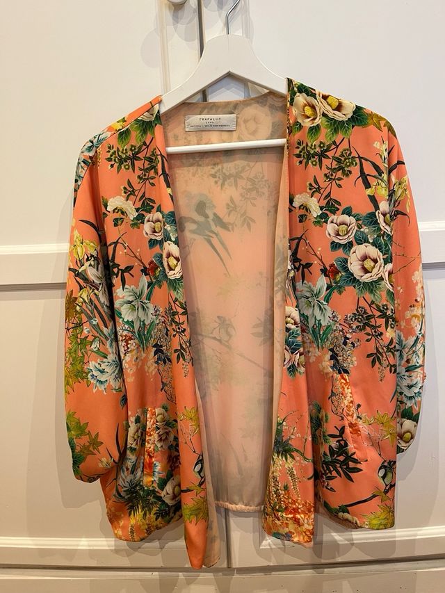 Kimono Zara flores