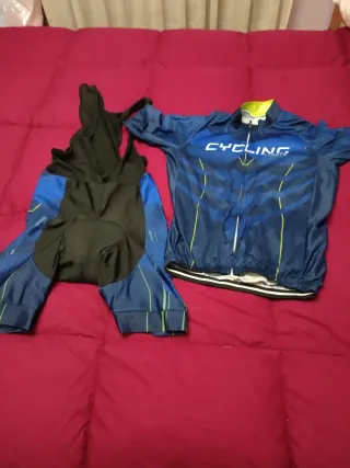 Equipación Ciclismo Hombre Azul