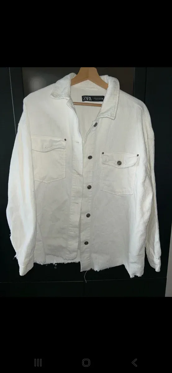 Chaqueta Zara pana blanca Talla XL