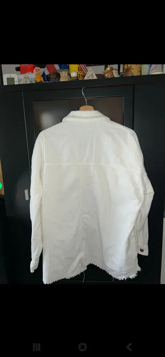 Chaqueta Zara pana blanca Talla XL