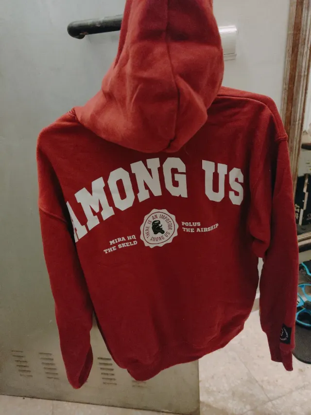 Sudadera Zara Roja Among Us
