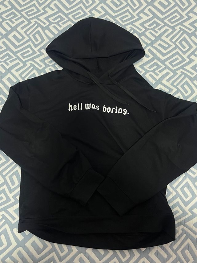 Sudadera Negra de Shein