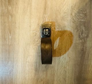 Cinturón G-Star Marrón y Plateado